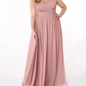 Elegant Pink Evening Gown
